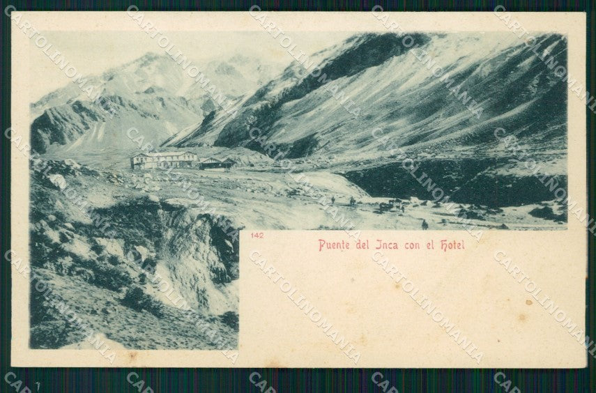 Argentina Mendoza Puente del Inca postcard XP1173 – fronte