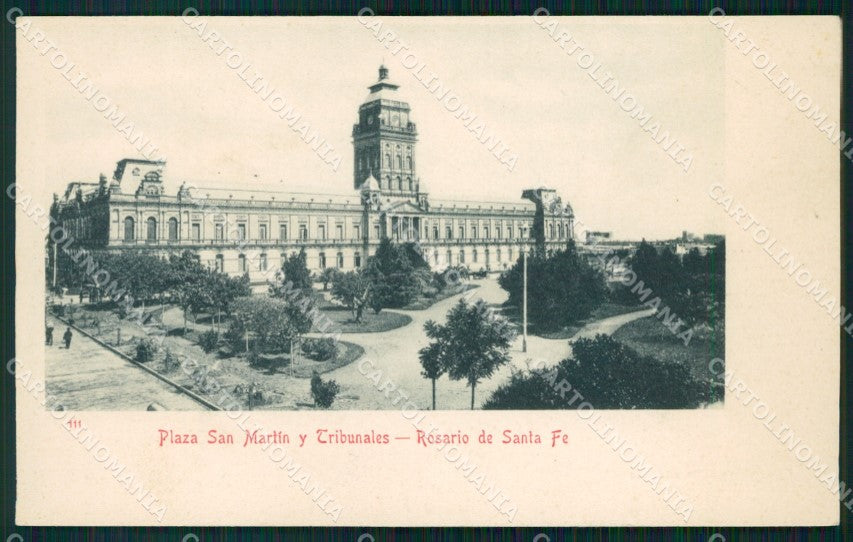 Argentina Rosario Plaza San Martin postcard XP1174 – fronte