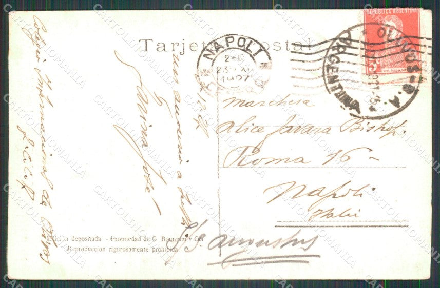 Argentina Buenos Aires Avenida de Mayo RPPC postcard XP1177 – retro