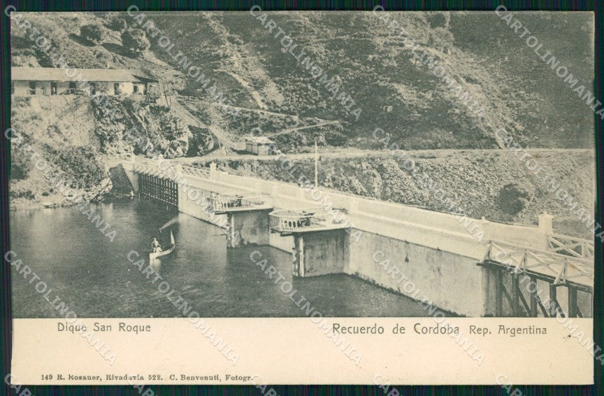 Argentina Cordoba Dique San Roque postcard XP1186 – fronte