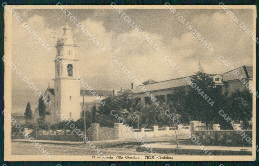 Argentina Cordoba Thea Iglesia Villa Giardino postcard XP1215 – fronte