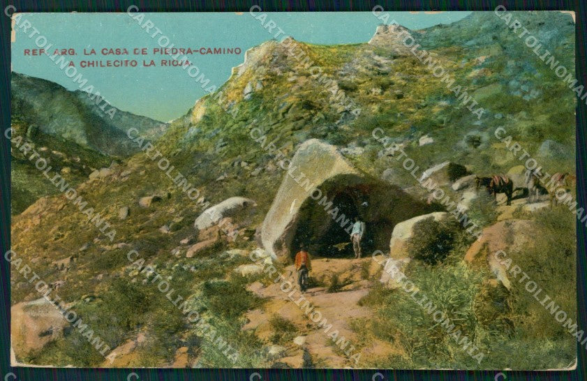 Argentina Chilecito La Rioja Casa de Piedra Camino postcard XP1217 – fronte