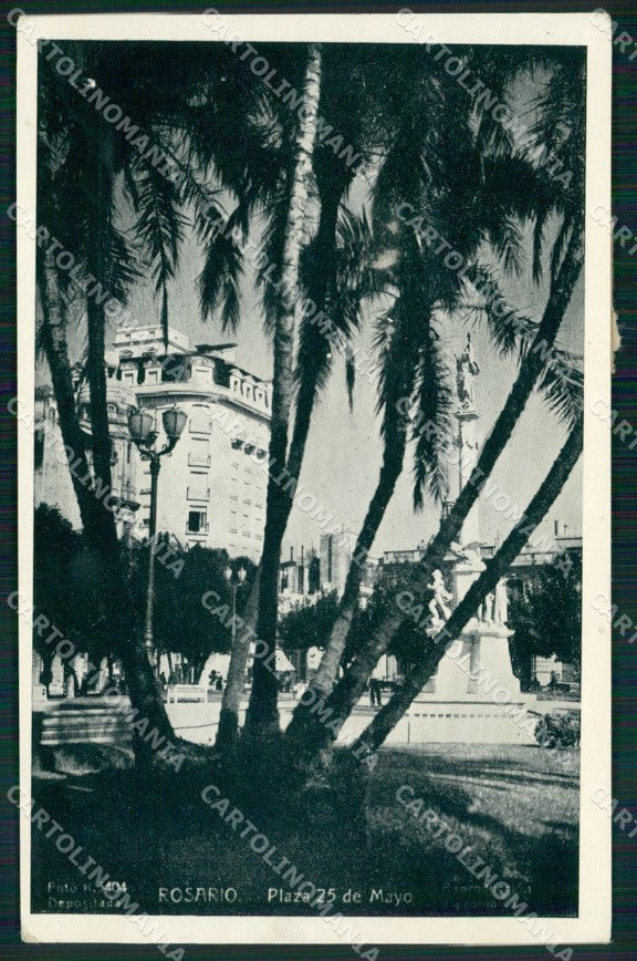 Argentina Rosario Plaza 25 de Mayo postcard XP1223 – fronte