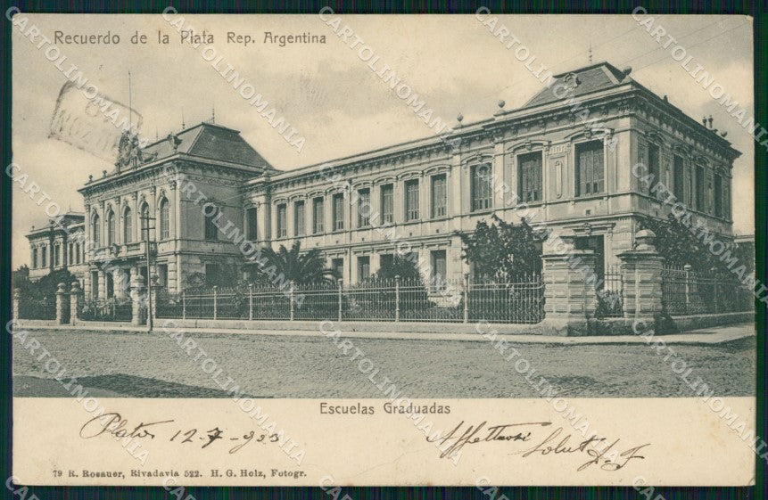 Argentina La Plata Escuelas Graduadas postcard XP1235 – fronte