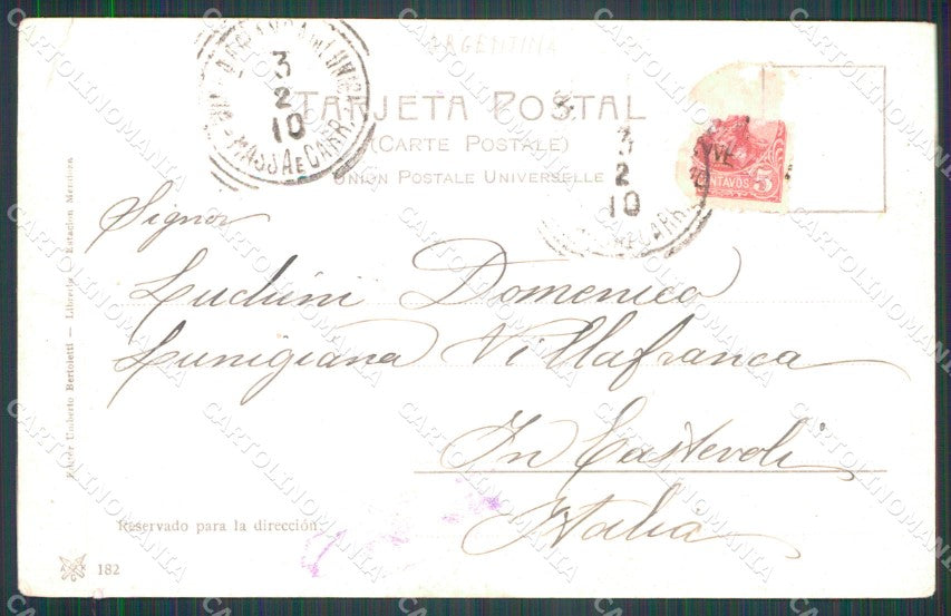 Argentina Mendoza Ruinas CORNER CREASED postcard XP1249 – retro