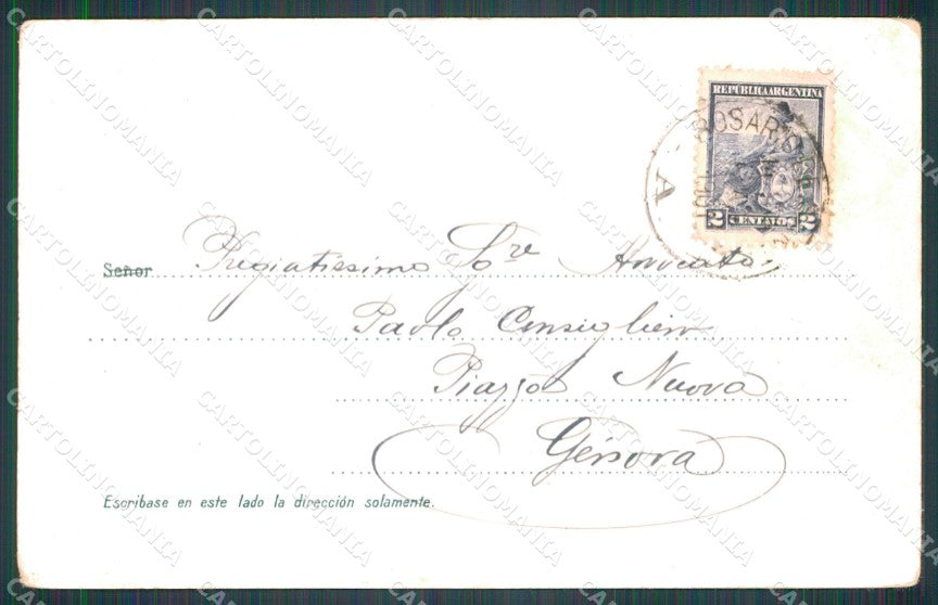 Argentina Rosario Barranca del Rio Parana en Alberdi postcard XP1258 – retro