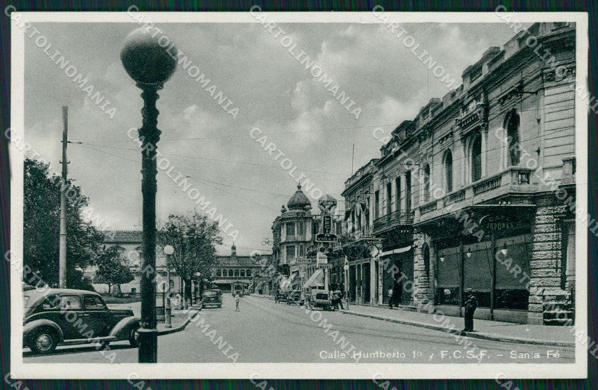 Argentina Santa Fe Calle Humberto I postcard XP1271 – fronte