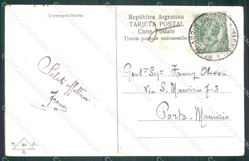 Argentina Rosario Plaza Pringles postcard XP1275 – retro