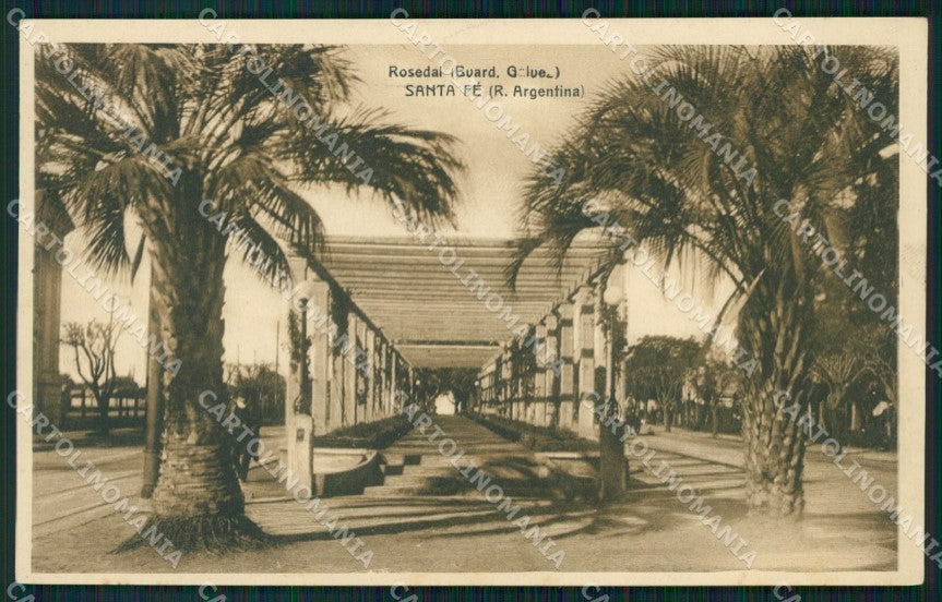 Argentina Santa Fe Rosedal postcard XP1279 – fronte