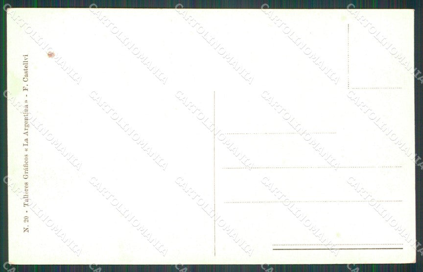 Argentina Santa Fe Rosedal postcard XP1279 – retro