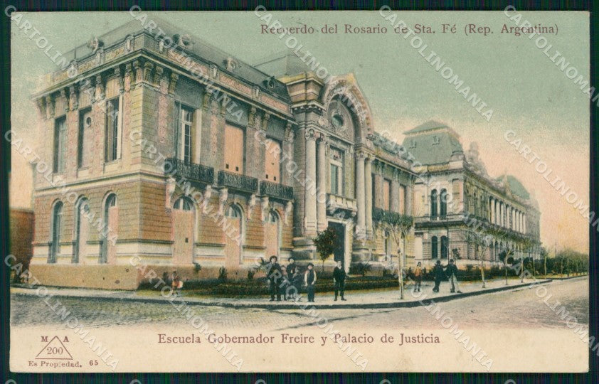 Argentina Rosario Escuela Gobernador Freire postcard XP1282 – fronte