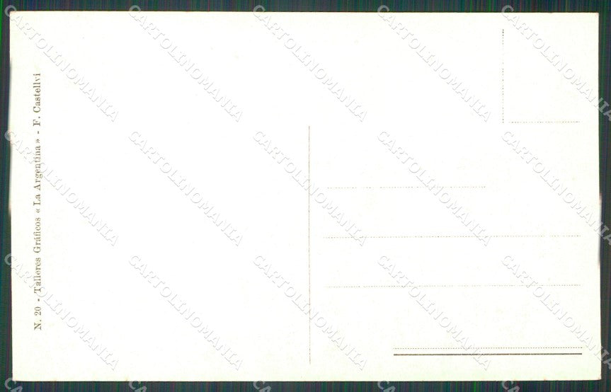 Argentina Santa Fe Rosedal postcard XP1286 – retro