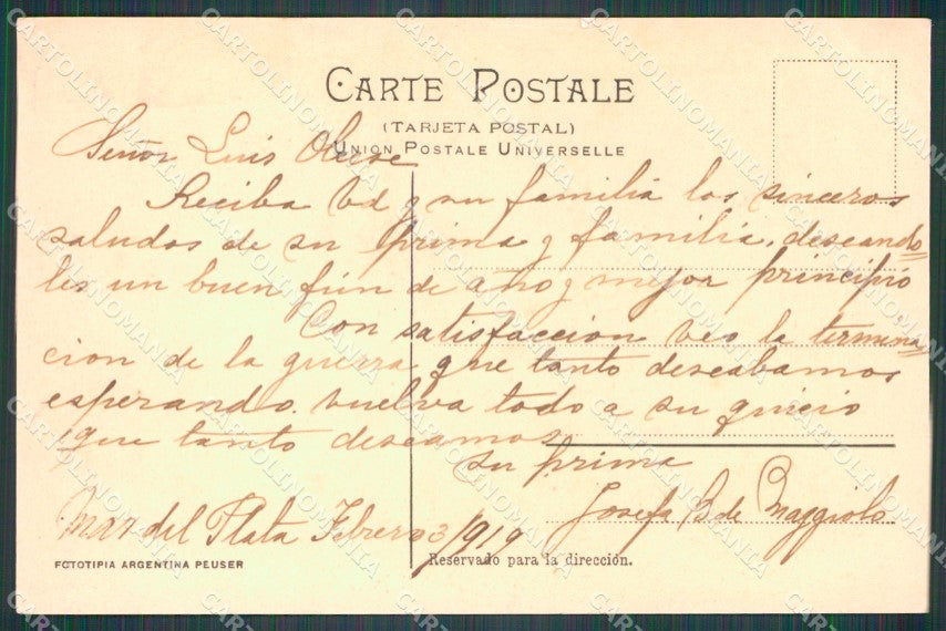 Argentina Mar del Plata La Rambla postcard XP1292 – retro