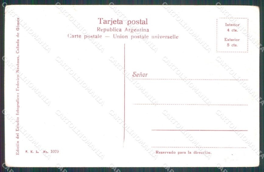 Argentina Canada de Gomez Plaza San Martin postcard XP1301 – retro