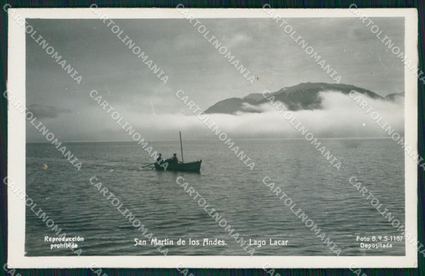 Argentina San Martin de los Andes Lago Lacar RPPC WHITE BACK postcard XP1306 – fronte