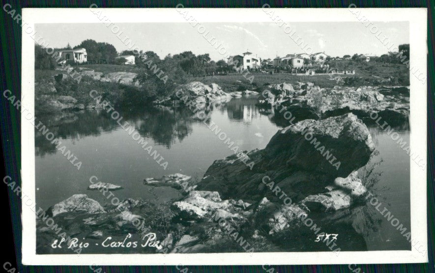 Argentina Villa Carlos Paz RPPC WHITE BACK postcard XP1309 – fronte