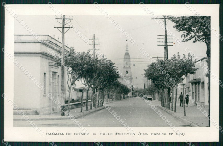 Argentina Canada de Gomez Calle Irigoyen RPPC postcard XP1312 – fronte