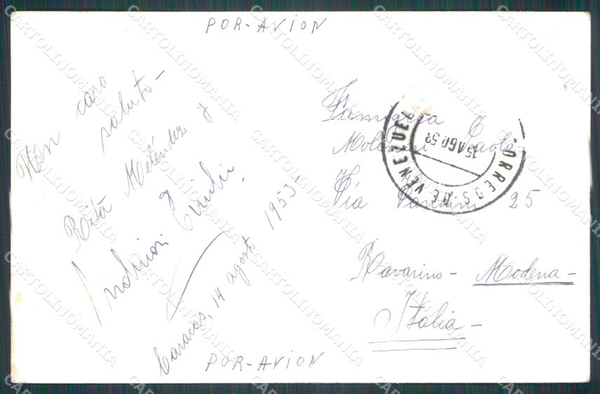 Venezuela Caracas Panorama RPPC postcard XP1327 – retro