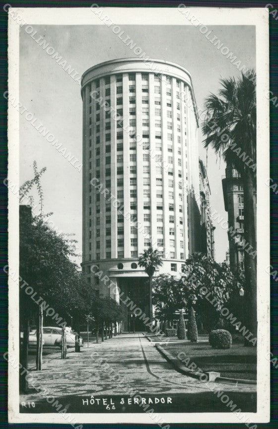 Brazil Rio de Janeiro Hotel Serrador RPPC WHITE BACK postcard XP1330 – fronte