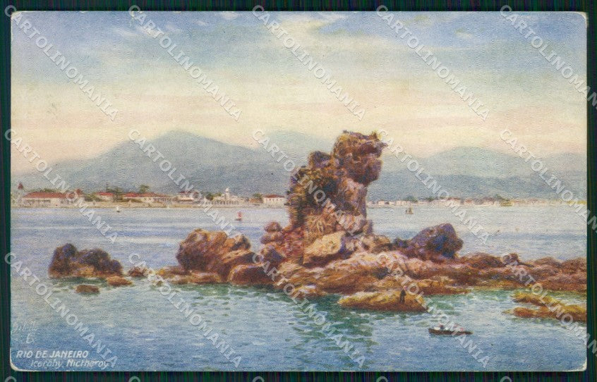 Brazil Rio de Janeiro Nictheroy Tuck serie 8 postcard XP1344 – fronte