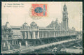 Brazil Sao Paulo Railway Station CREASED postcard XP1346 – fronte
