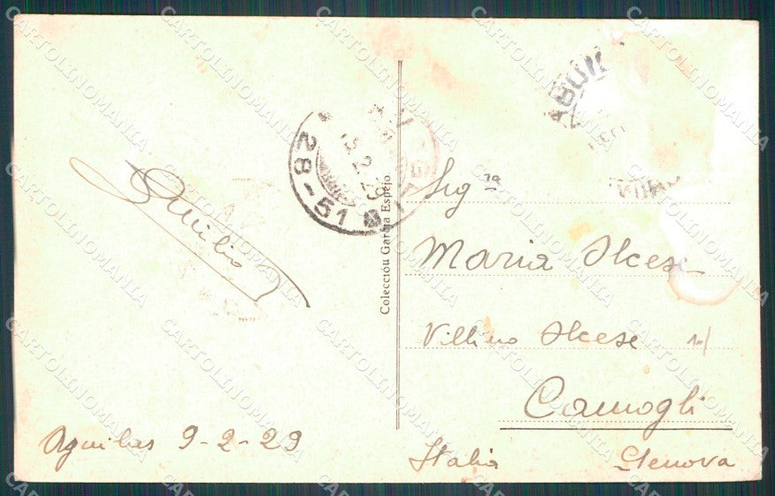 Espana Spagna Aguilas Embarcadero del Hornillo postcard XP1397 – retro