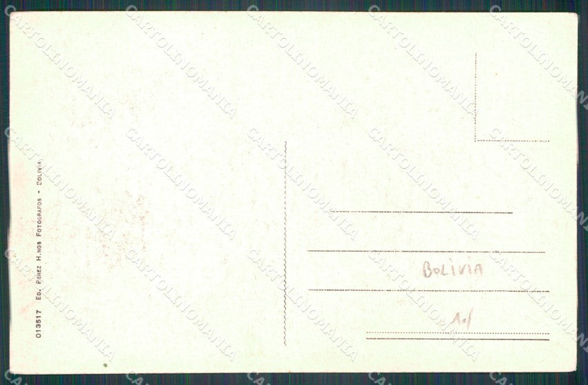 Bolivia San Bernardo de Tarija postcard XP1398 – retro