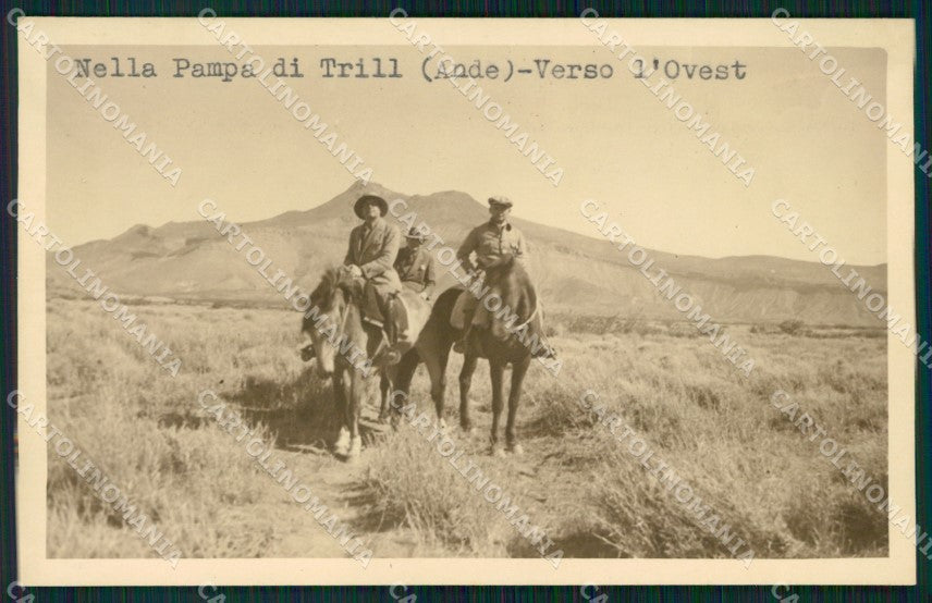 Argentina Neuquen Pampa di Trill RPPC postcard XP1401 – fronte