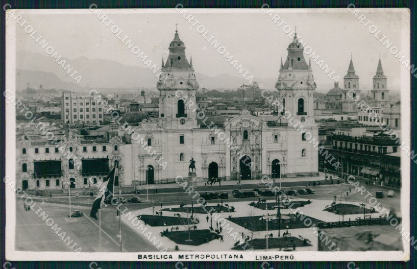 Peru Lima RPPC postcard XP1430 – fronte
