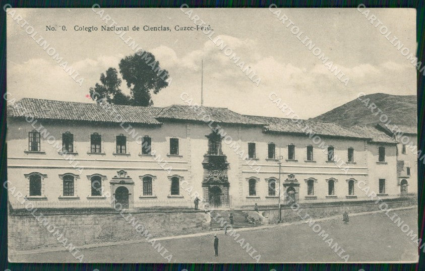 Peru Cuzco Colegio Nacional de Ciencias postcard XP1437 – fronte