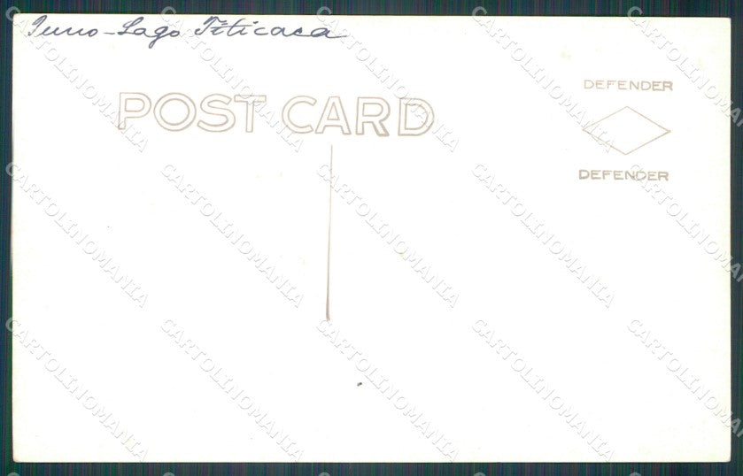 Peru Puno Lago Titicaca RPPC postcard XP1440 – retro
