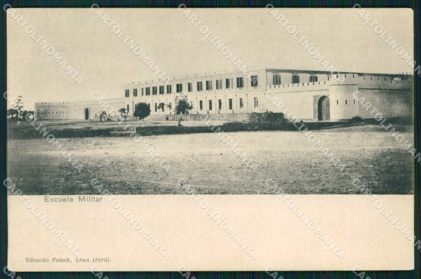 Peru Lima Escuela Militar postcard XP1444 – fronte