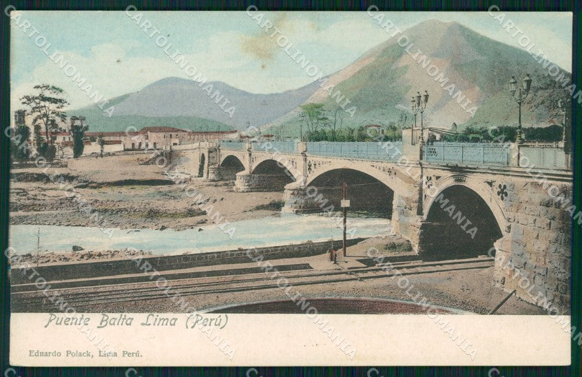 Peru Lima Puente Balta postcard XP1445 – fronte