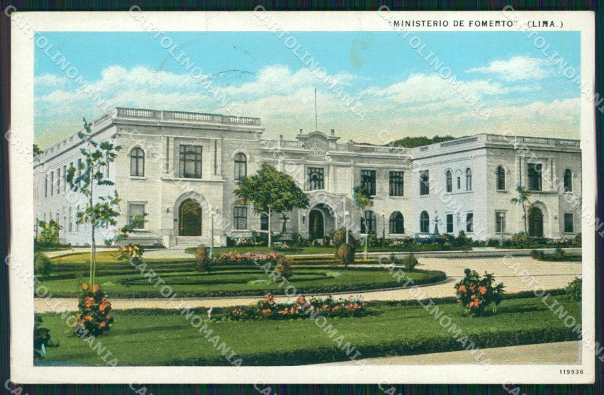 Peru Lima Ministerio de Fomento postcard XP1447 – fronte