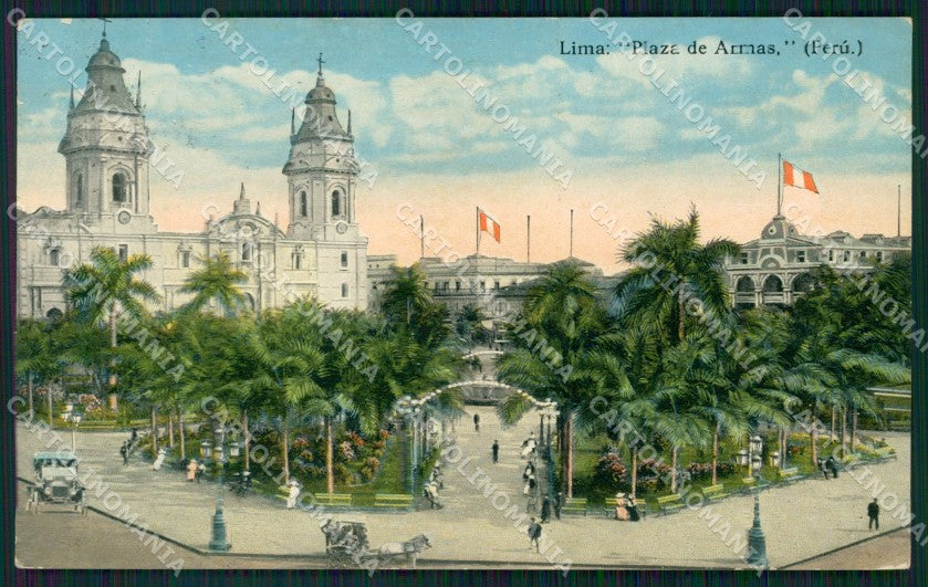 Peru Lima Plaza de Armas postcard XP1450 – fronte