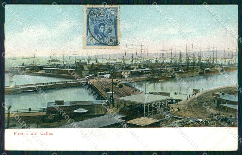 Peru Callao Puerto postcard XP1451 – fronte