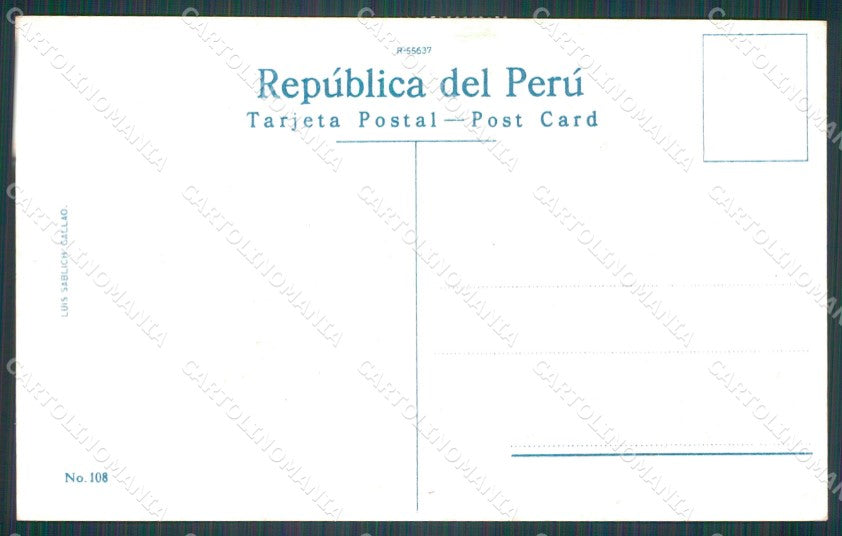Peru Callao Darsena postcard XP1452 – retro