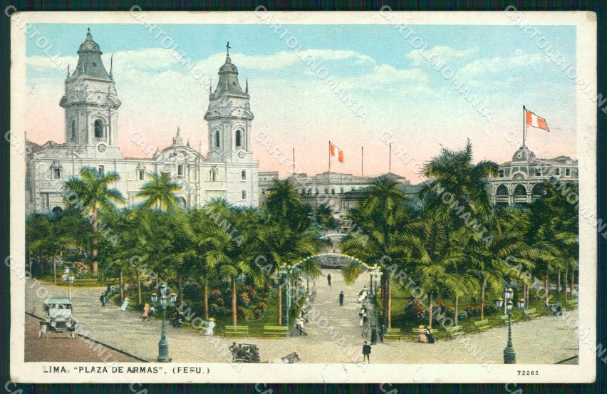 Peru Lima Plaza de Armas postcard XP1475 – fronte