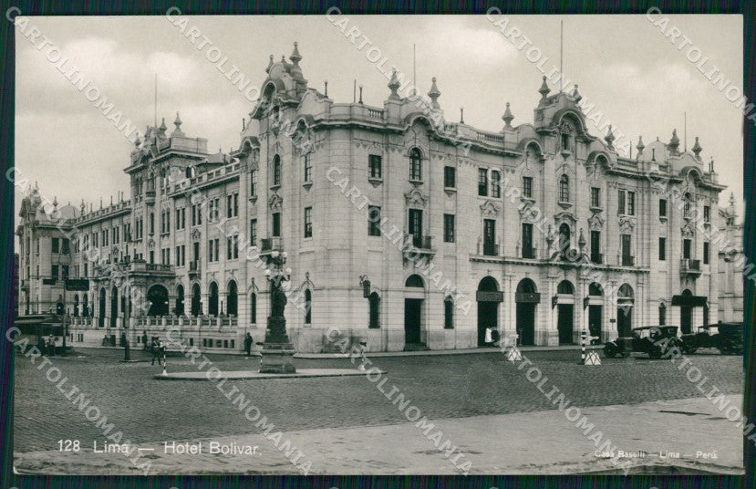Peru Lima Hotel Bolivar RPPC postcard XP1480 – fronte