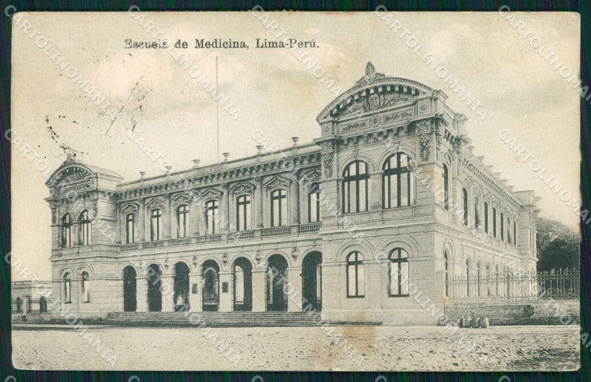 Peru Lima Escuela de Medicina postcard XP1485 – fronte