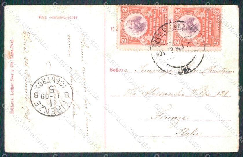 Peru Lima Escuela de Medicina postcard XP1485 – retro
