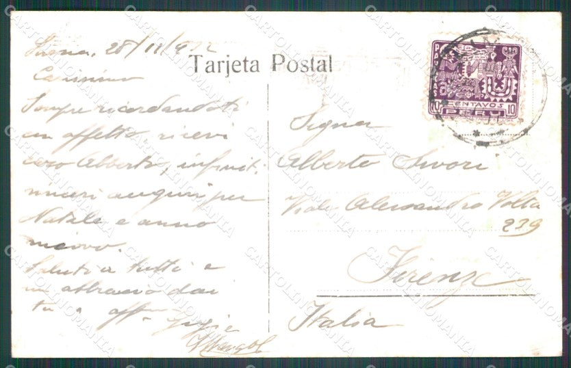 Peru Lima Quinta Perricholi Casa Colonial RPPC postcard XP1502 – retro