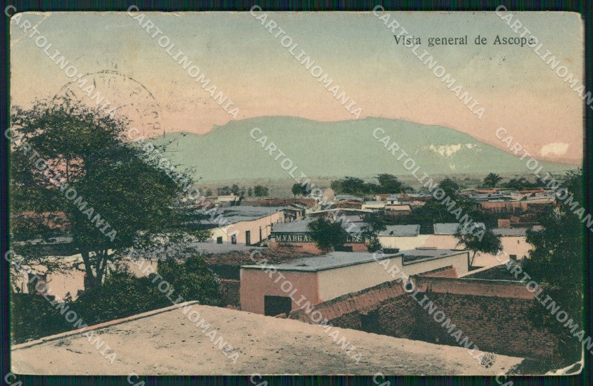 Peru Ascope CORNER CREASED postcard XP1510 – fronte