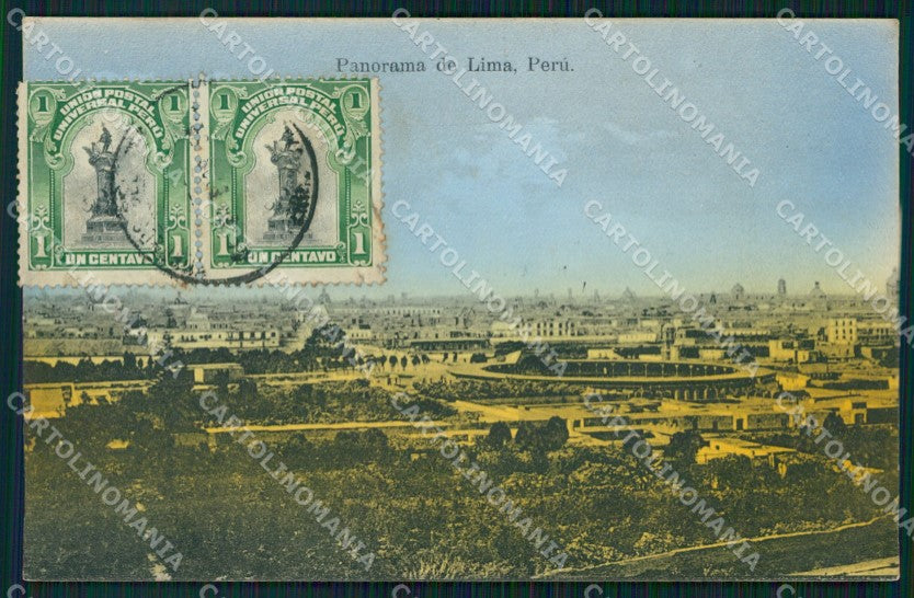 Peru Lima Panorama postcard XP1520 – fronte