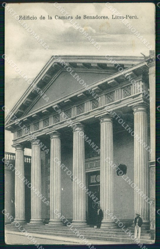 Peru Lima Edificio de la Camera de Senadores postcard XP1525 – fronte