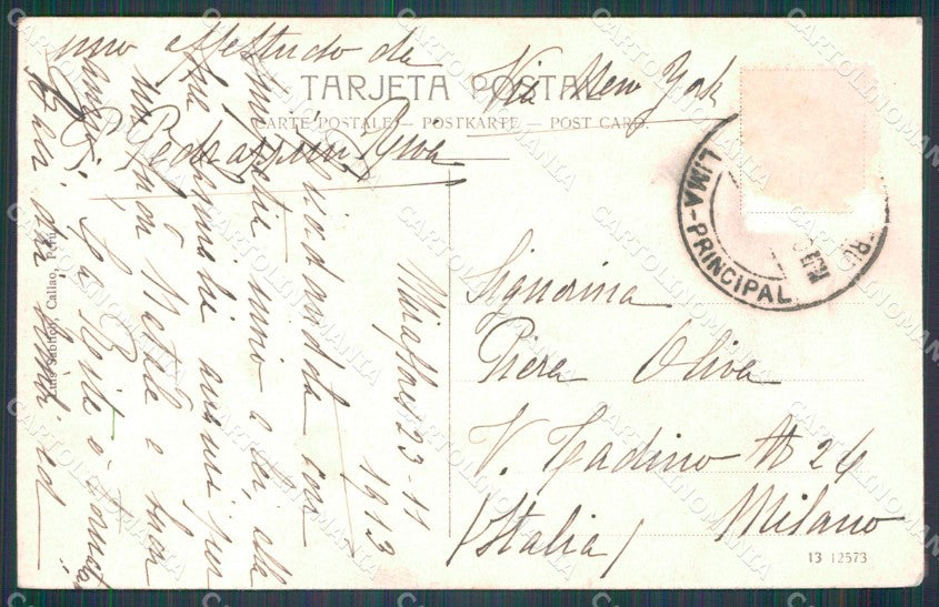 Peru Lima Jardin Botanico postcard XP1526 – retro