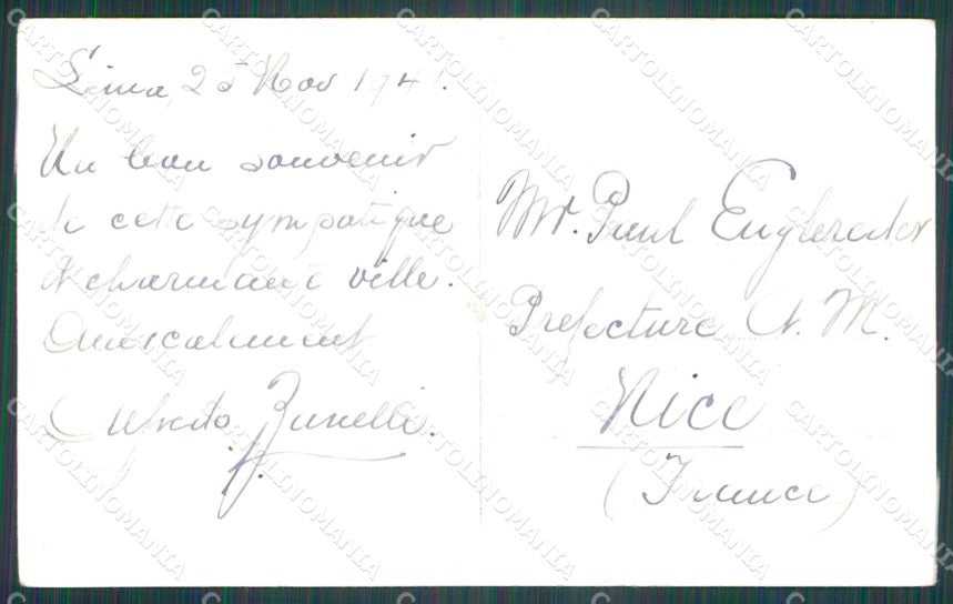 Peru Lima Palacio Arzobispal RPPC postcard XP1527 – retro