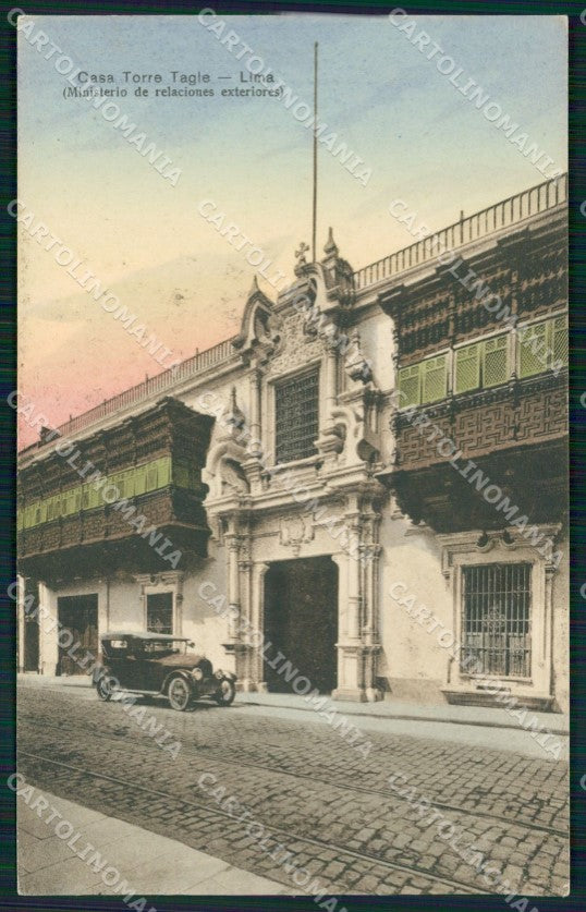 Peru Lima Casa Torre Tagle postcard XP1554 – fronte