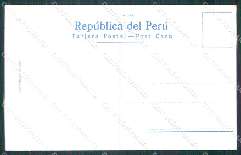 Peru Lima Plaza de Armas postcard XP1558 – retro