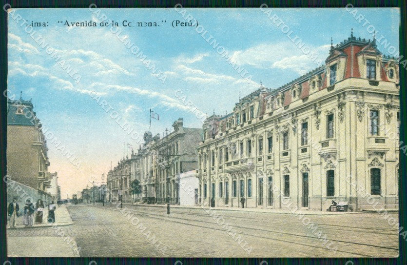 Peru Lima Avenida de la Colmena postcard XP1569 – fronte